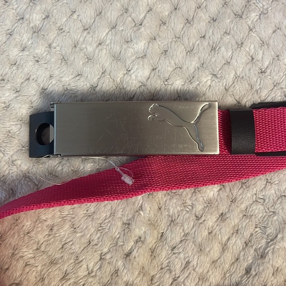 Ladies pink puma adjustable belt - Picture 2 of 3